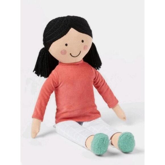 Pillowfort Decorative Kids' Pillow Pal Pink Girl Plush - Picture 2 of 5